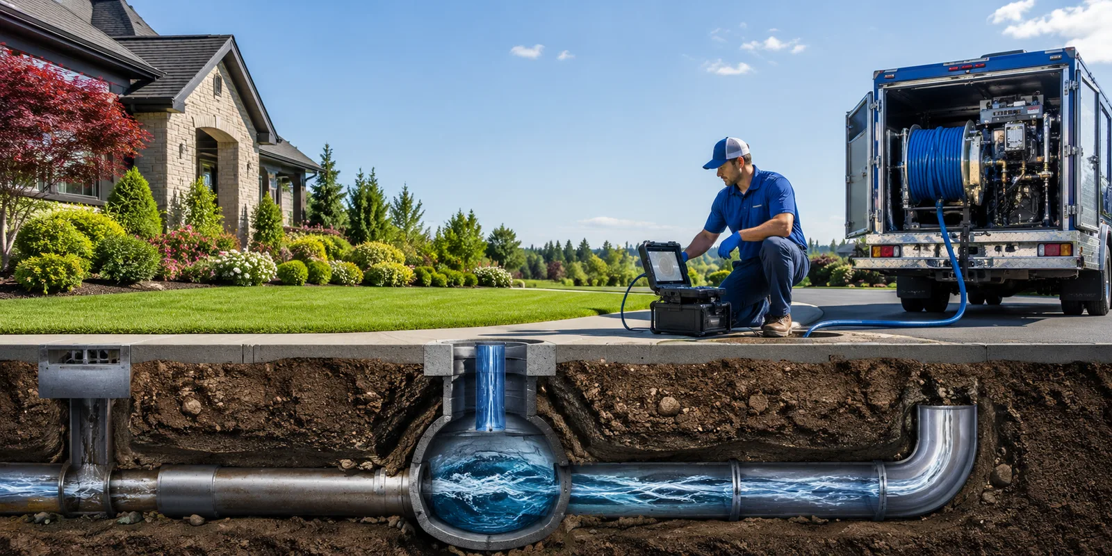 Drainage restoration information for Blue Grass, IA